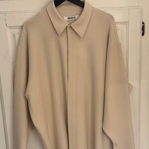 Birrot Off-White Shirt - Excellent Condition. One Size Fits All